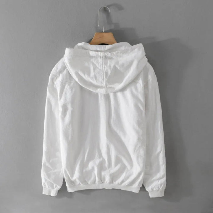 Hudson Hooded Linen Jacket Artisio