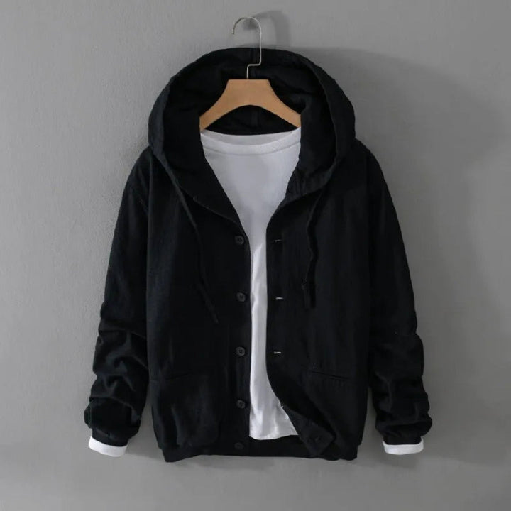 Hudson Hooded Linen Jacket Artisio
