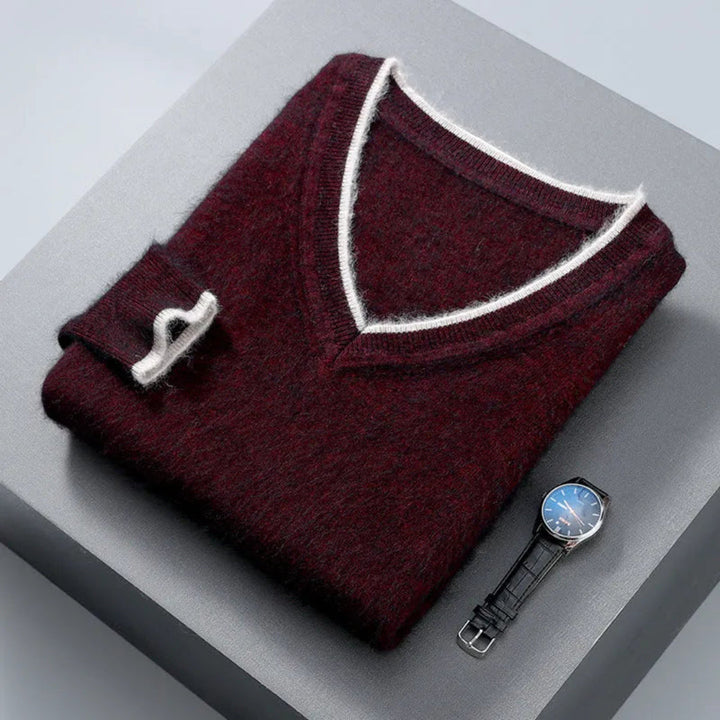 Hugo Mink Cashmere V-Neck Sweater Artisio
