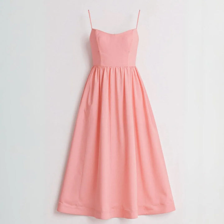 Isabelle Spaghetti Strap Midi Dress