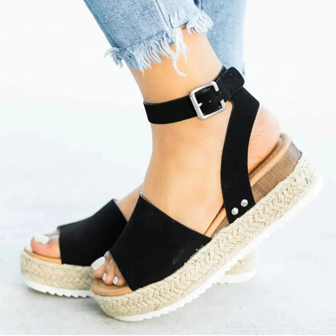 Isla Adjustable Ankle Espadrille Sandals