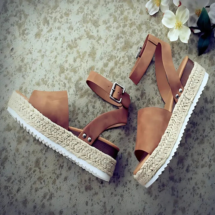 Isla Adjustable Ankle Espadrille Sandals
