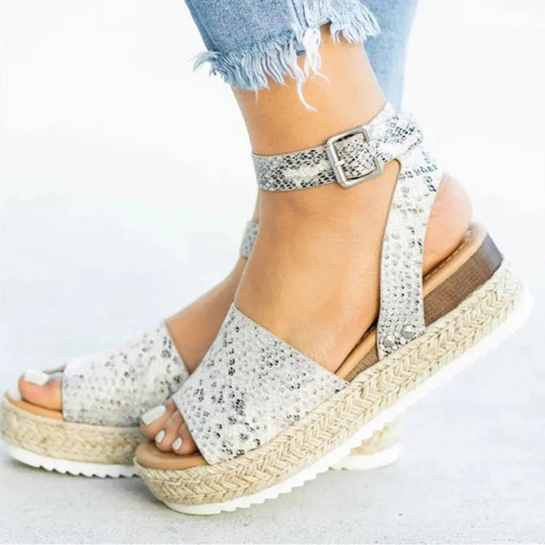 Isla Adjustable Ankle Espadrille Sandals