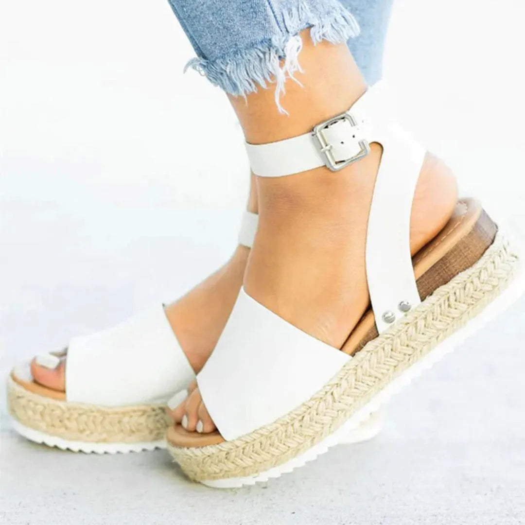 Isla Adjustable Ankle Espadrille Sandals