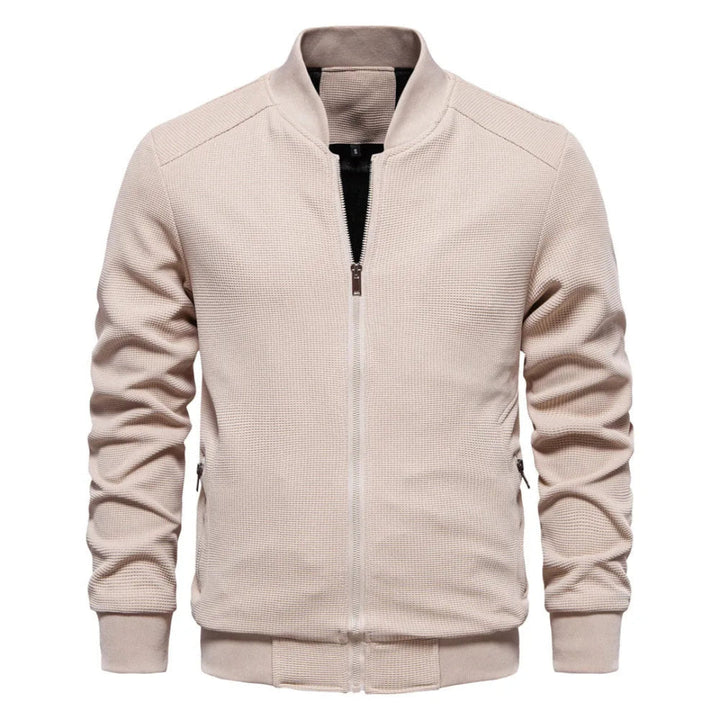 Jackson Waffle-Knit Zip Jacket Artisio
