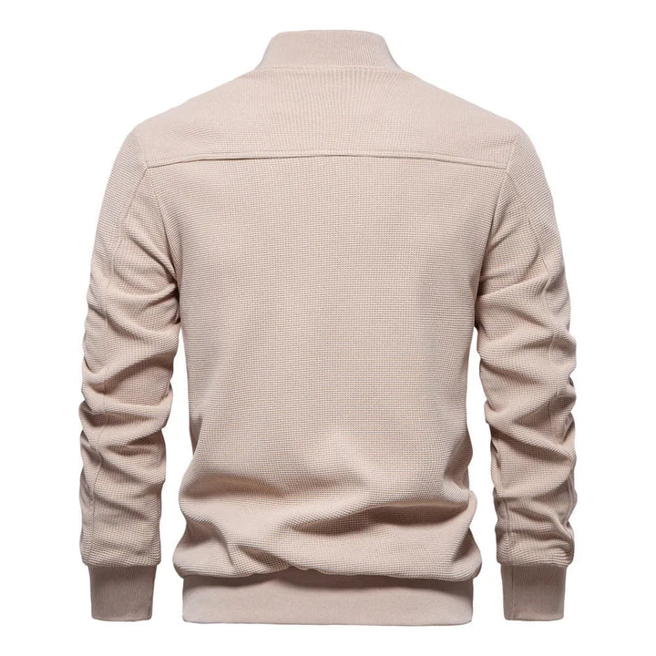 Jackson Waffle-Knit Zip Jacket Artisio