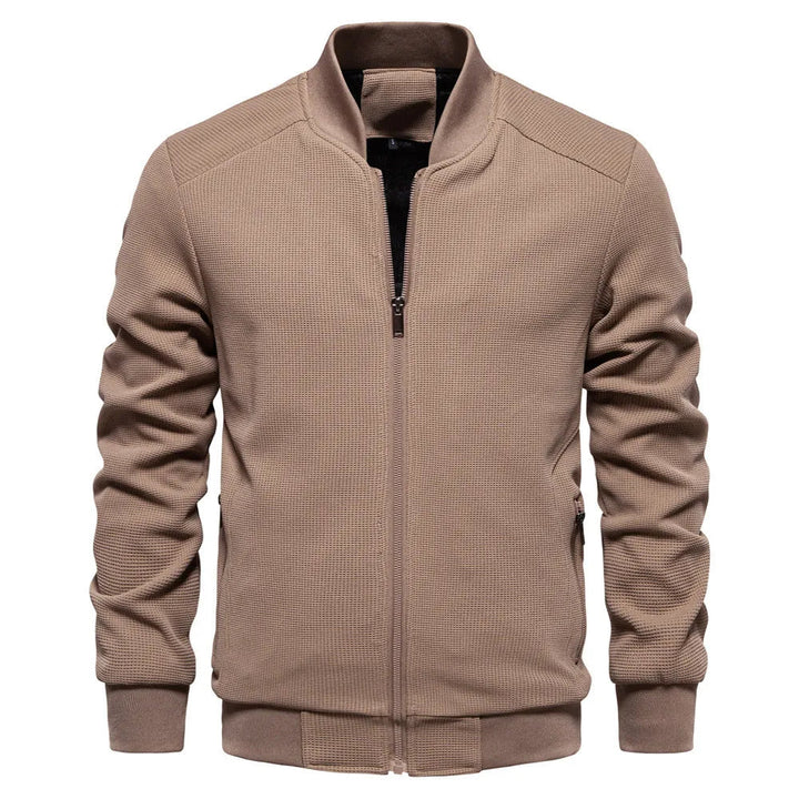 Jackson Waffle-Knit Zip Jacket Artisio