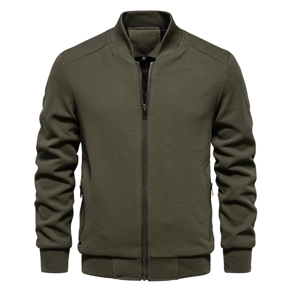 Jackson Waffle-Knit Zip Jacket Artisio