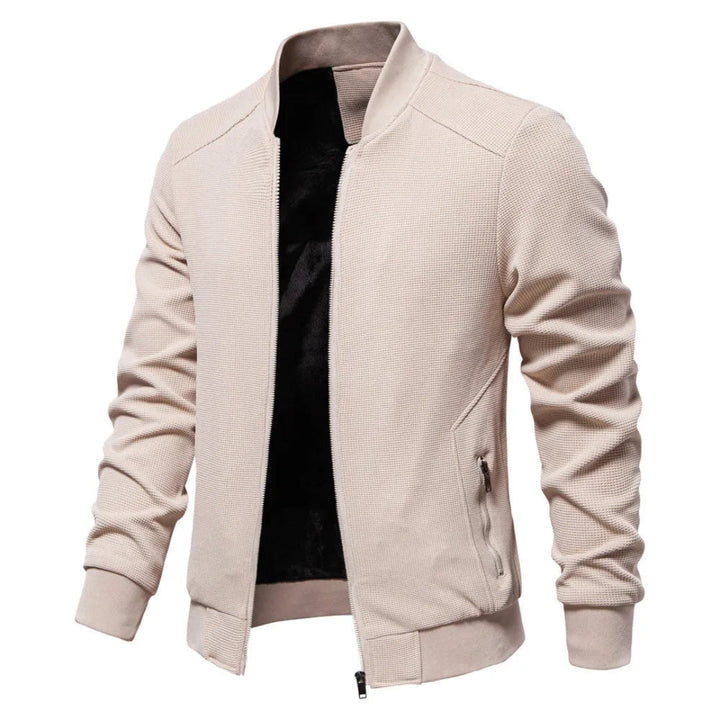 Jackson Waffle-Knit Zip Jacket Artisio