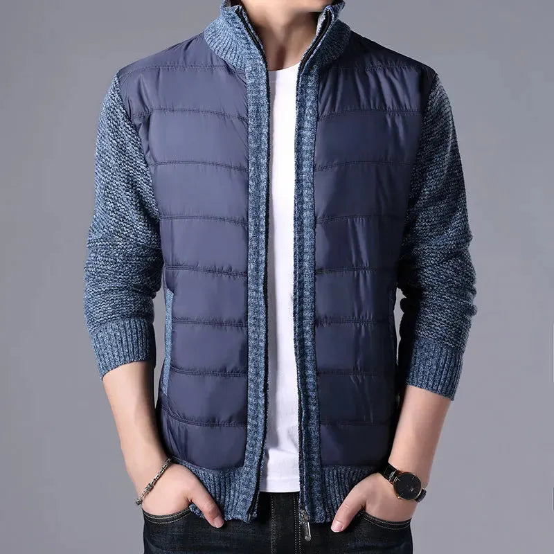 Jim Patchwork Puffer Cardigan Artisio