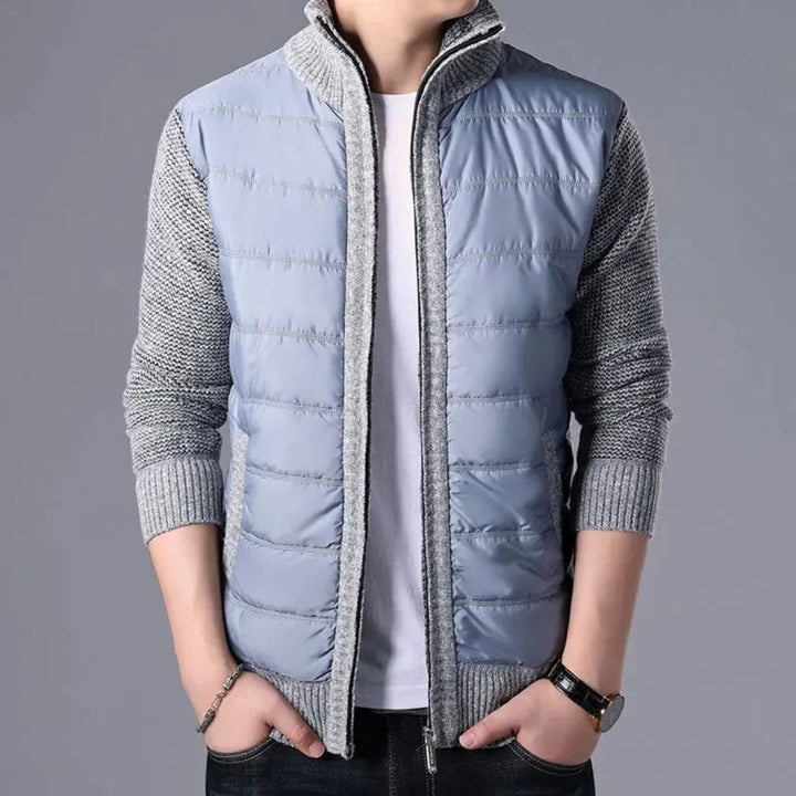 Jim Patchwork Puffer Cardigan Artisio