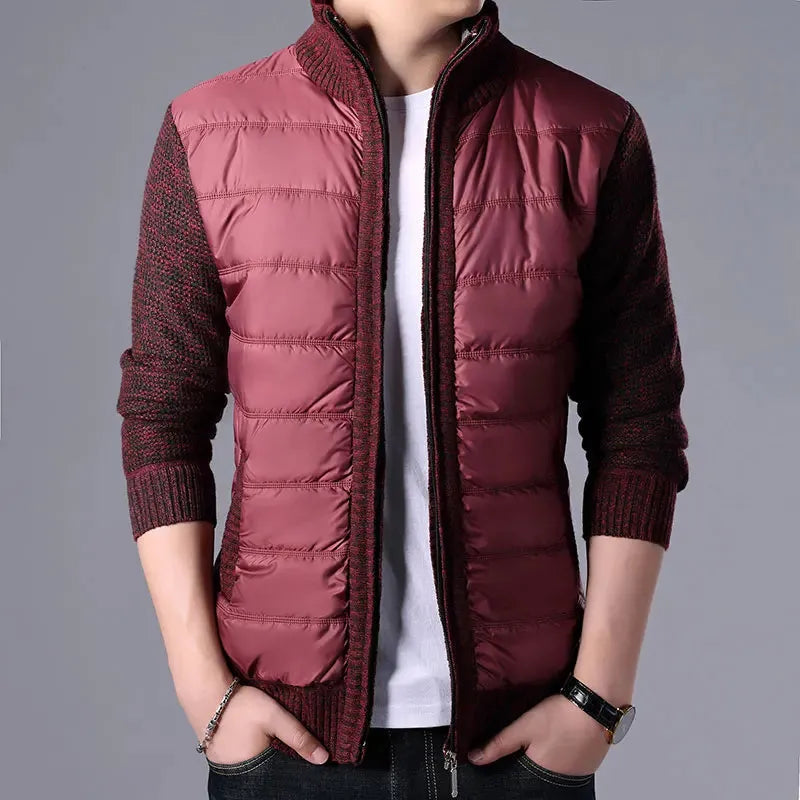 Jim Patchwork Puffer Cardigan Artisio