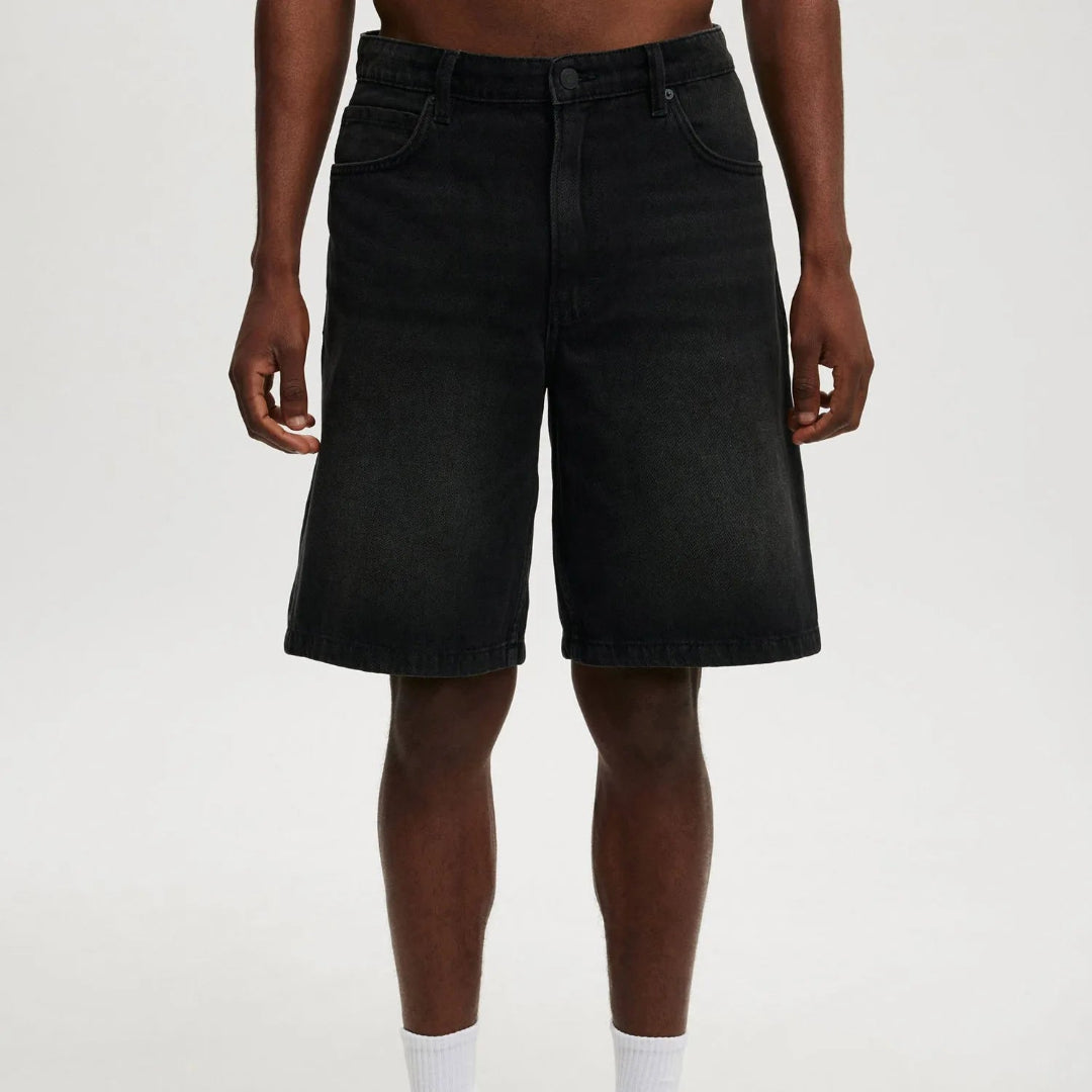 KC Relaxed Fit Denim Shorts Artisio