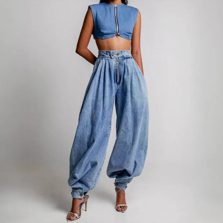 Kendall High-Waisted Harem Jeans