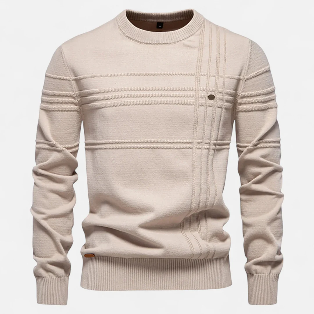 Kevin Linear Pattern Sweater Artisio