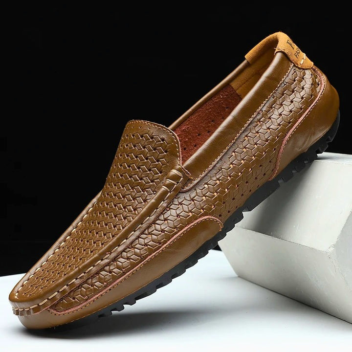 Majestic Leather Loafers