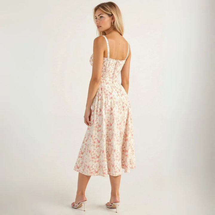 Kiana Bustier Summer Midi Dress