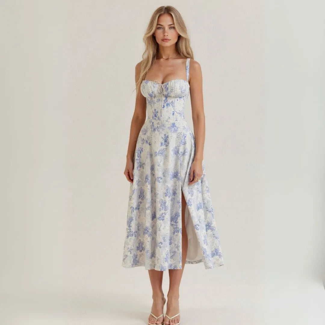 Kiana Bustier Summer Midi Dress