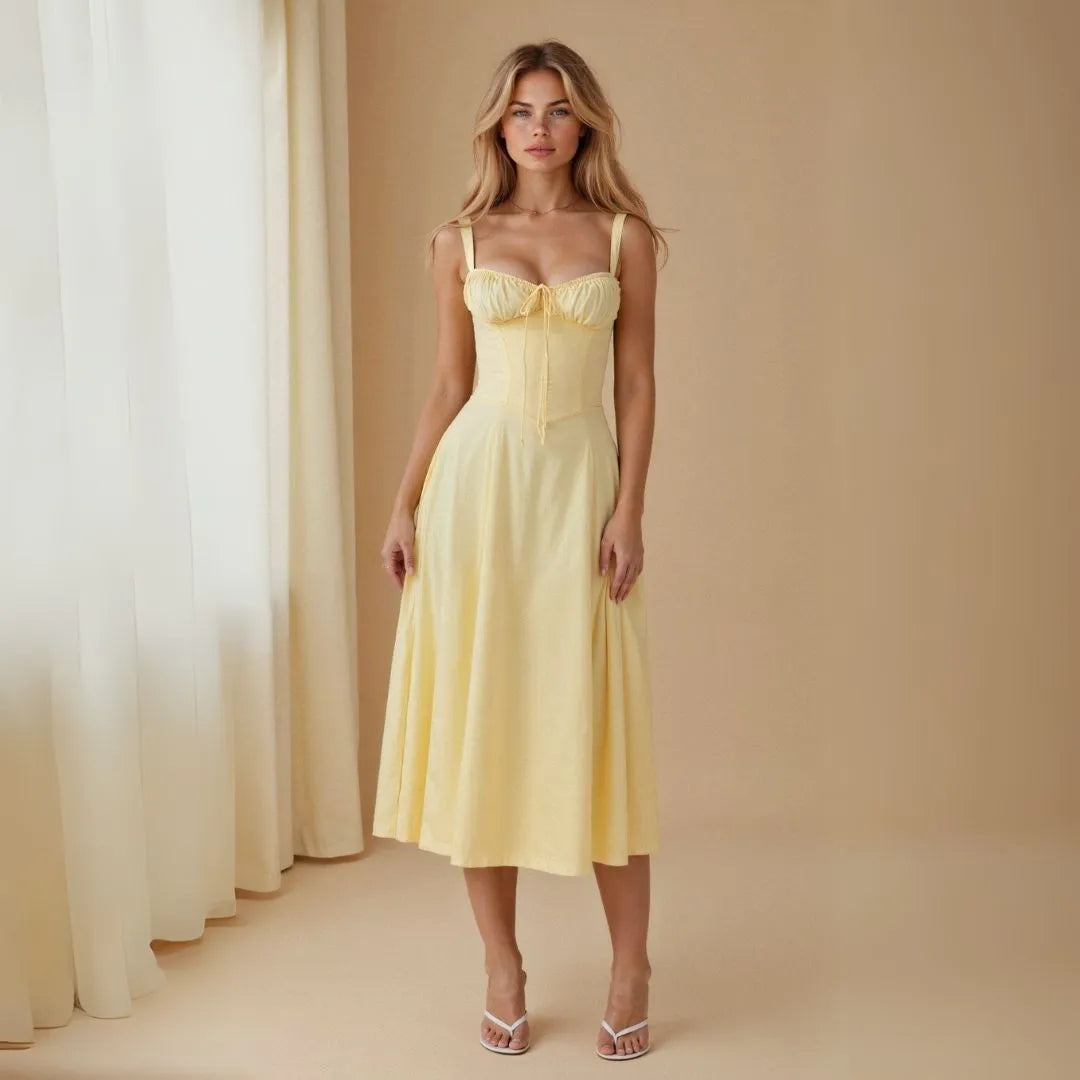 Kiana Bustier Summer Midi Dress
