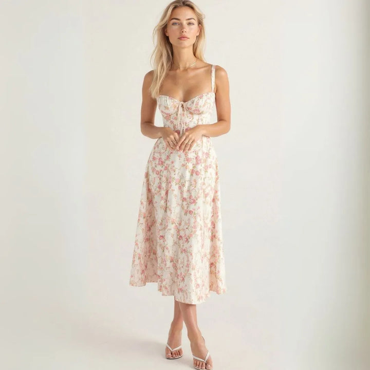 Kiana Bustier Summer Midi Dress