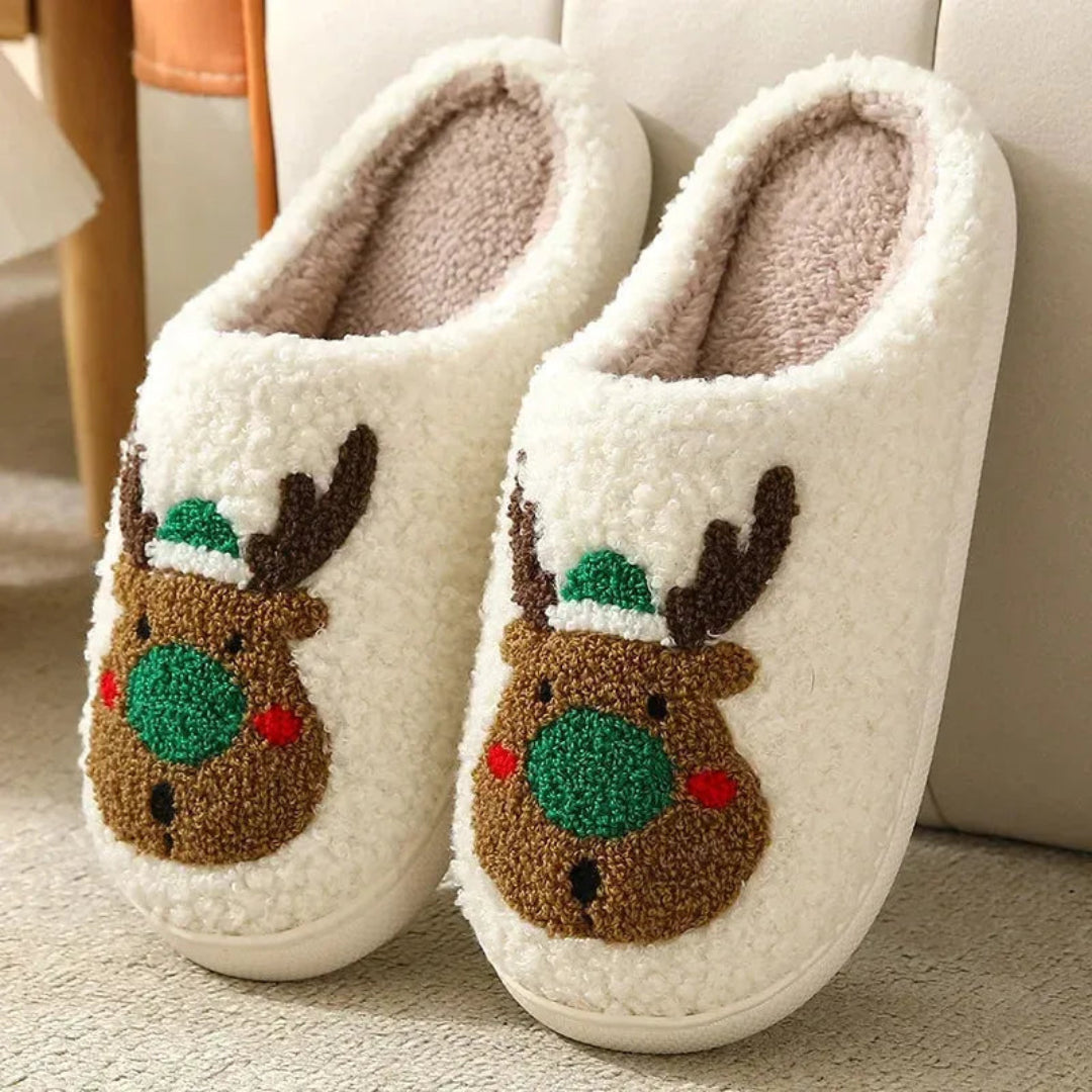 Christmas Elk Slippers Artisio