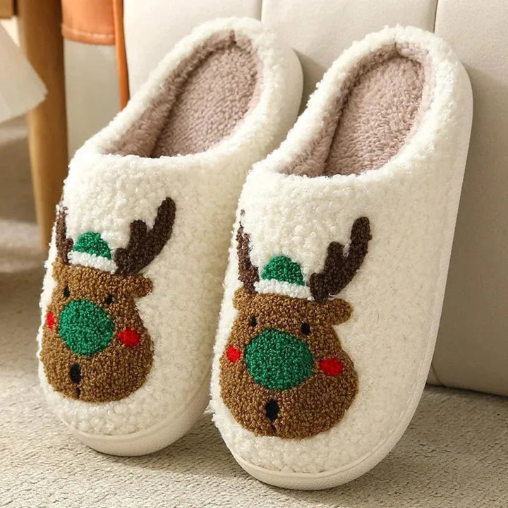 Christmas Elk Slippers Artisio