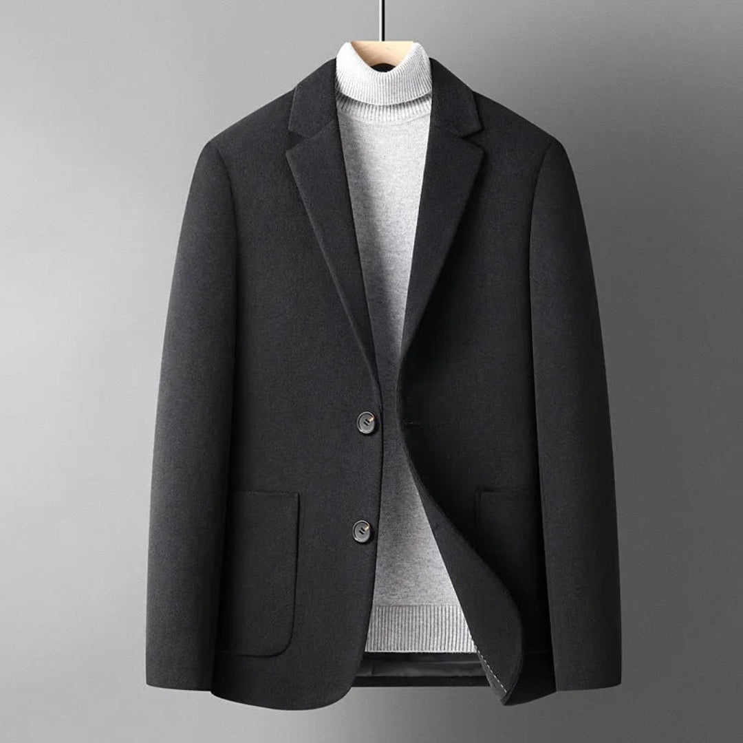 Kyle Tailored Wool Overcoat