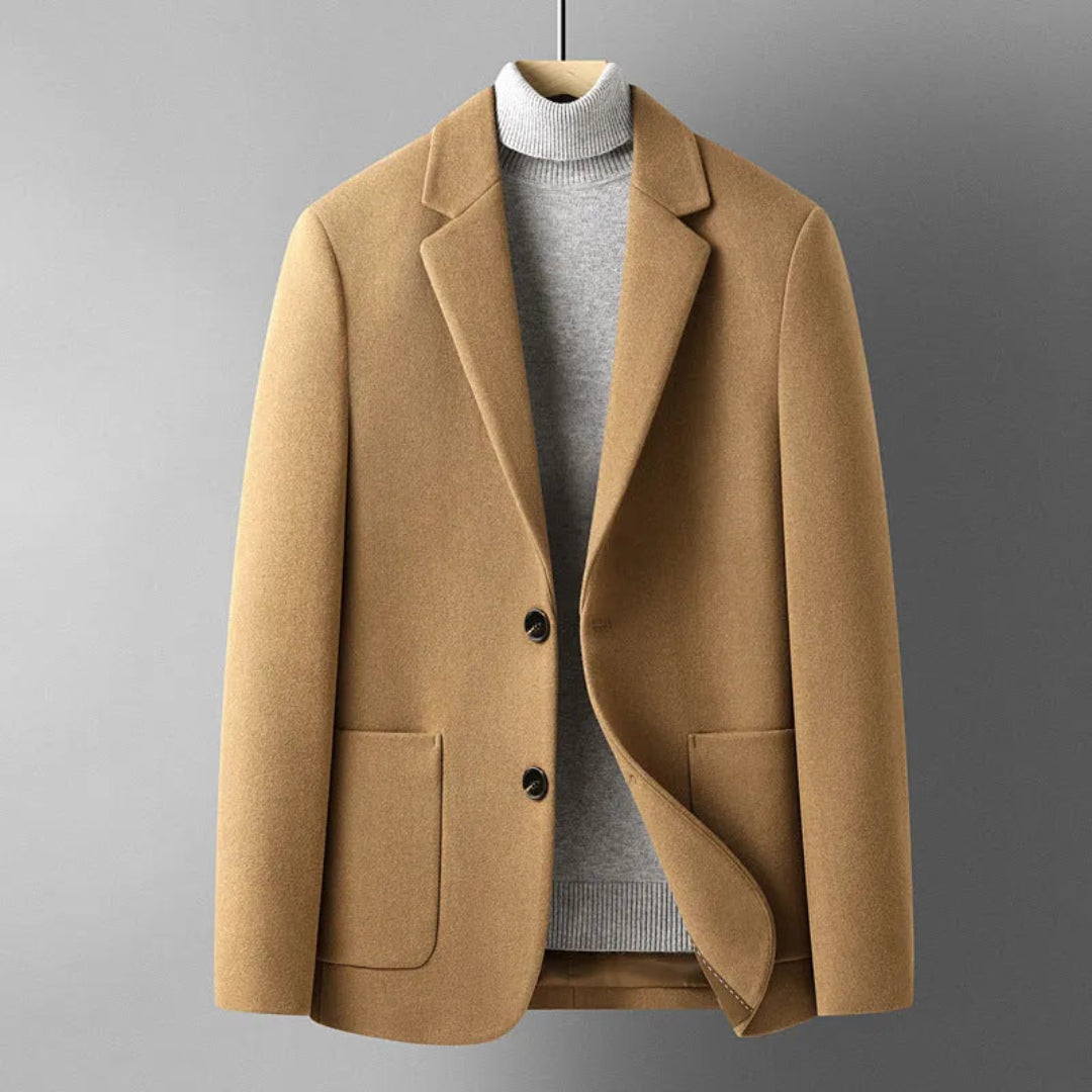 Kyle Tailored Wool Overcoat