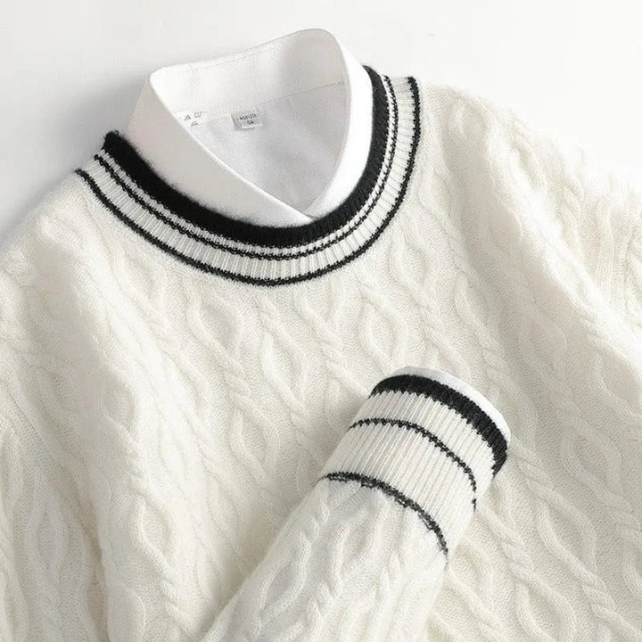 Kylie Cable-Knit Cashmere Sweater