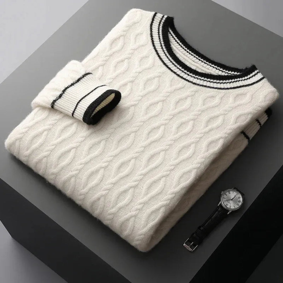 Kylie Cable-Knit Cashmere Sweater