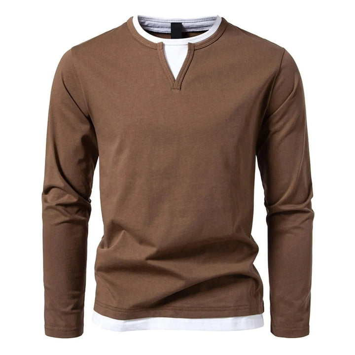 Kyrie Long Sleeve Henley Shirt Artisio