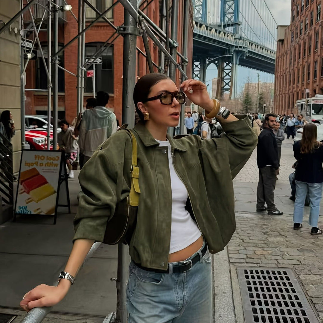 Artisio | Women Urban Style Zip Jacket