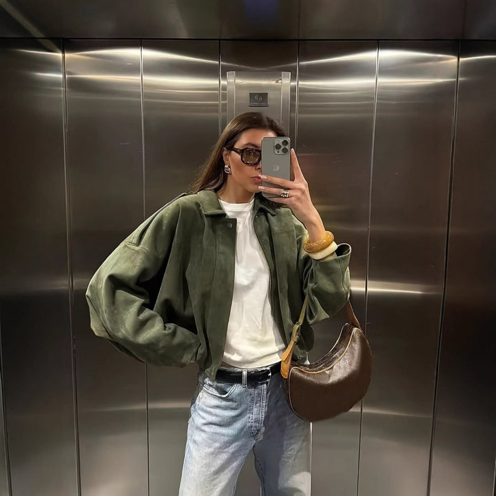 Artisio | Women Urban Style Zip Jacket