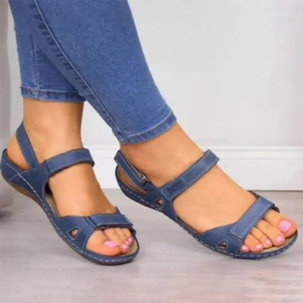 Lena Orthopedic Open Toe Wedge Sandals Artisio