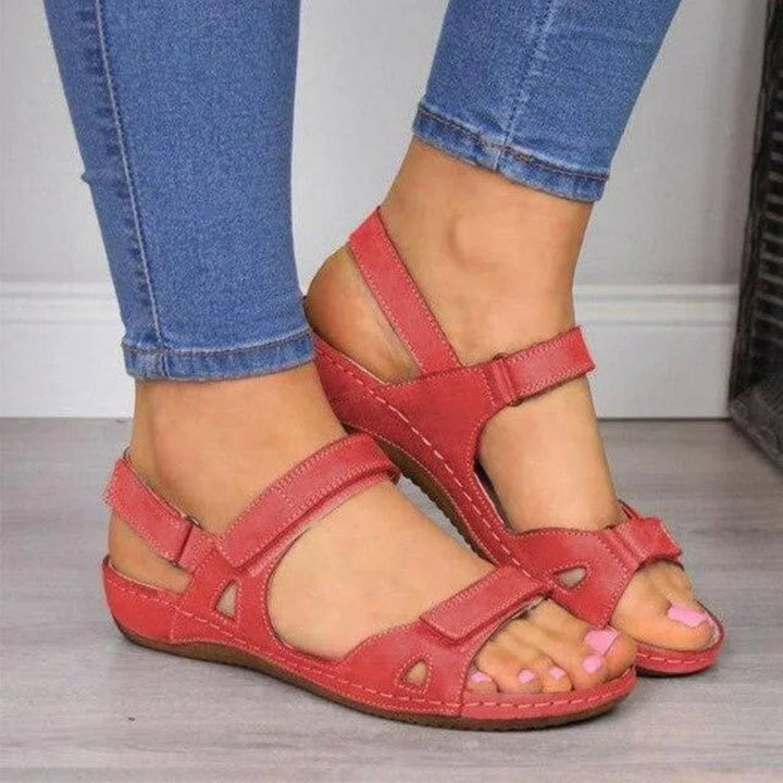 Lena Orthopedic Open Toe Wedge Sandals Artisio