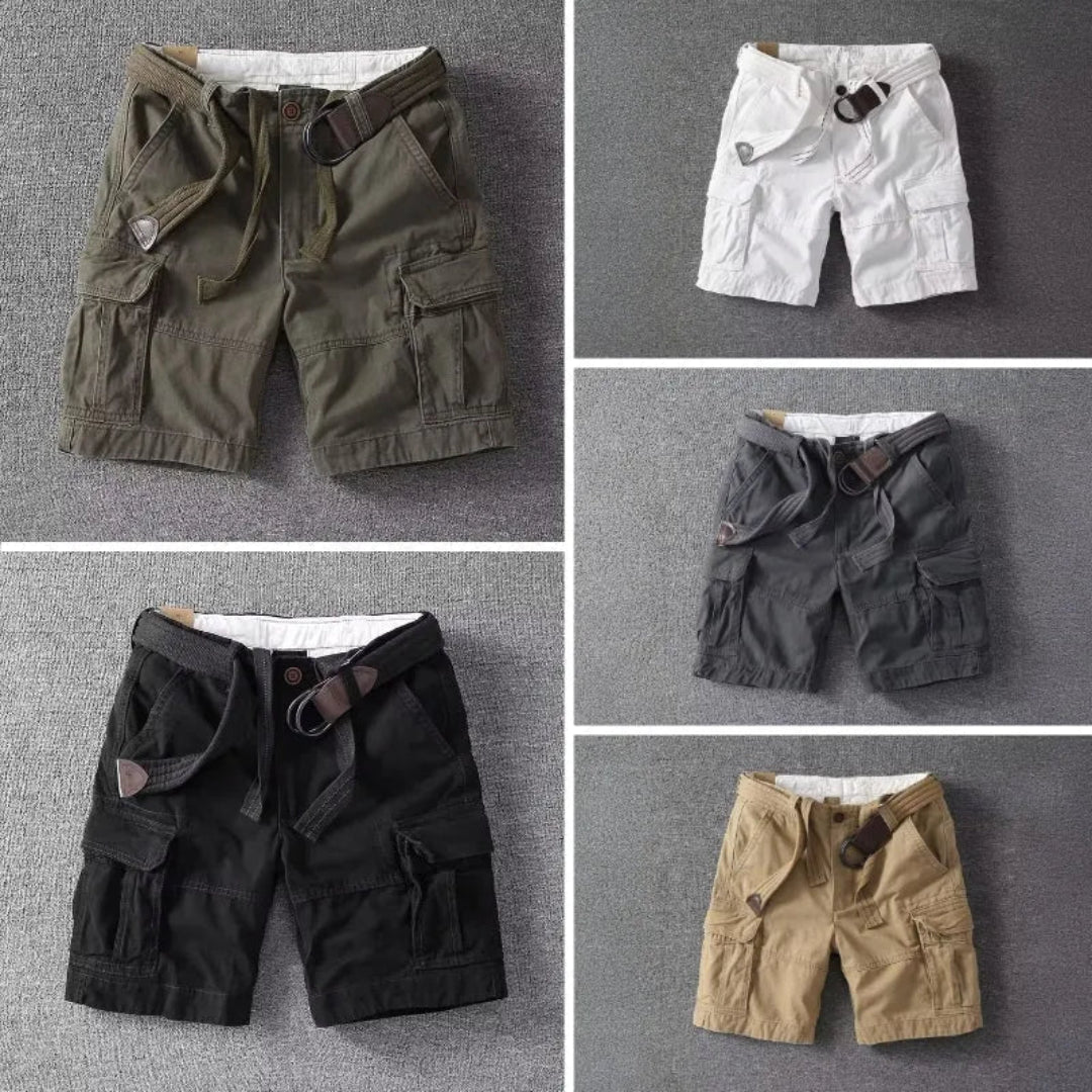 Liam Belted Cargo Shorts Artisio
