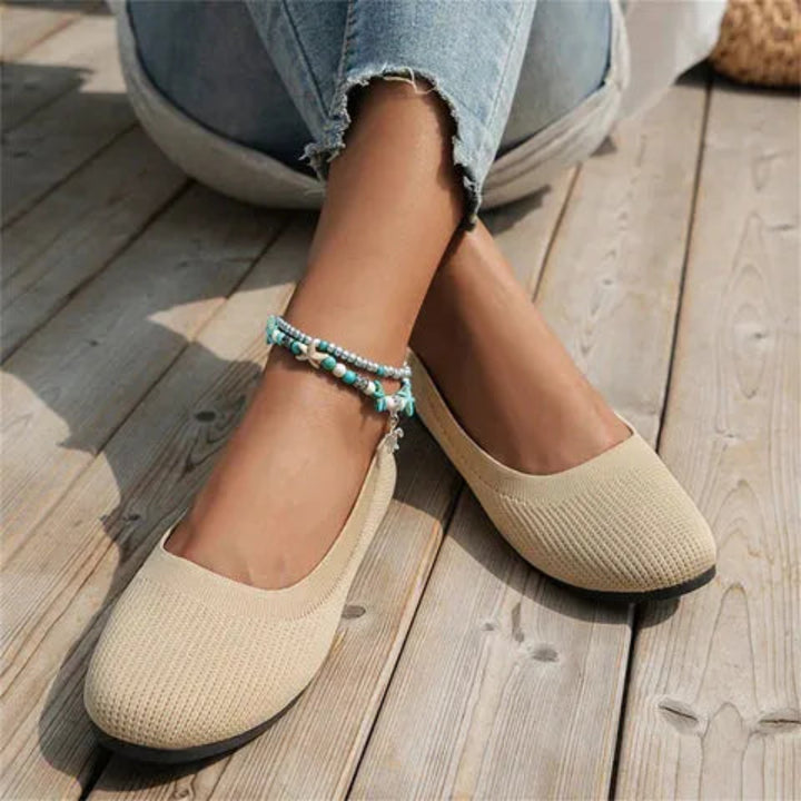 Lila Orthopedic Knit Ballet Flats