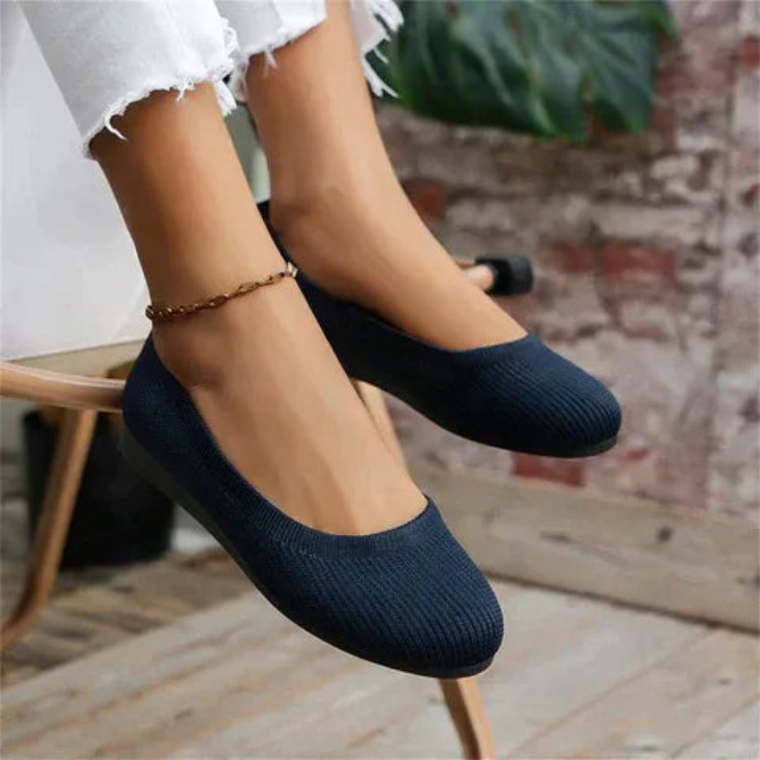 Lila Orthopedic Knit Ballet Flats
