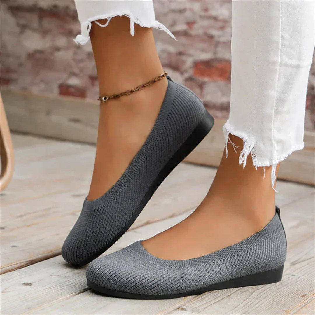 Lila Orthopedic Knit Ballet Flats