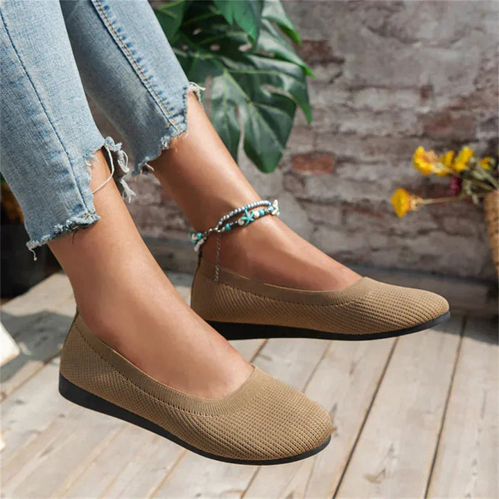 Lila Orthopedic Knit Ballet Flats