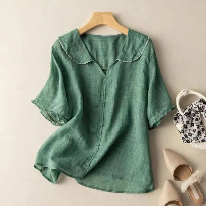 Lily Linen Blouse Artisio
