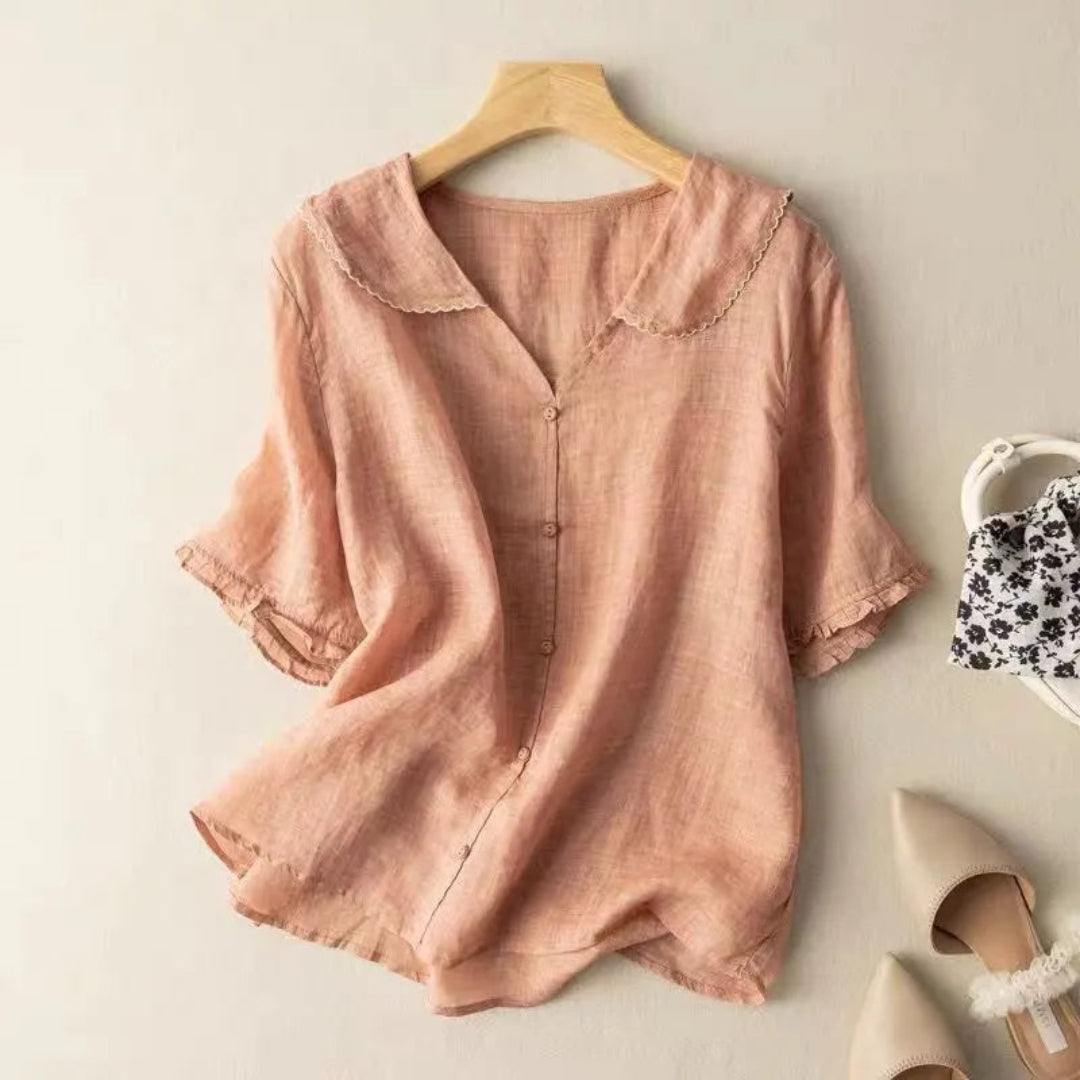 Lily Linen Blouse Artisio
