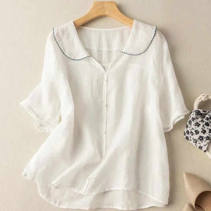 Lily Linen Blouse Artisio