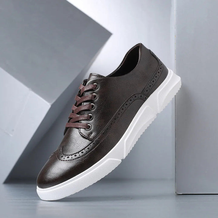 Logan Wingtip Faux Leather Sneakers Artisio
