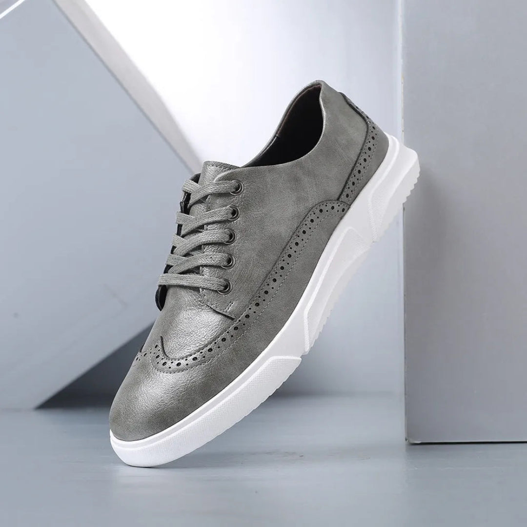 Logan Wingtip Faux Leather Sneakers Artisio