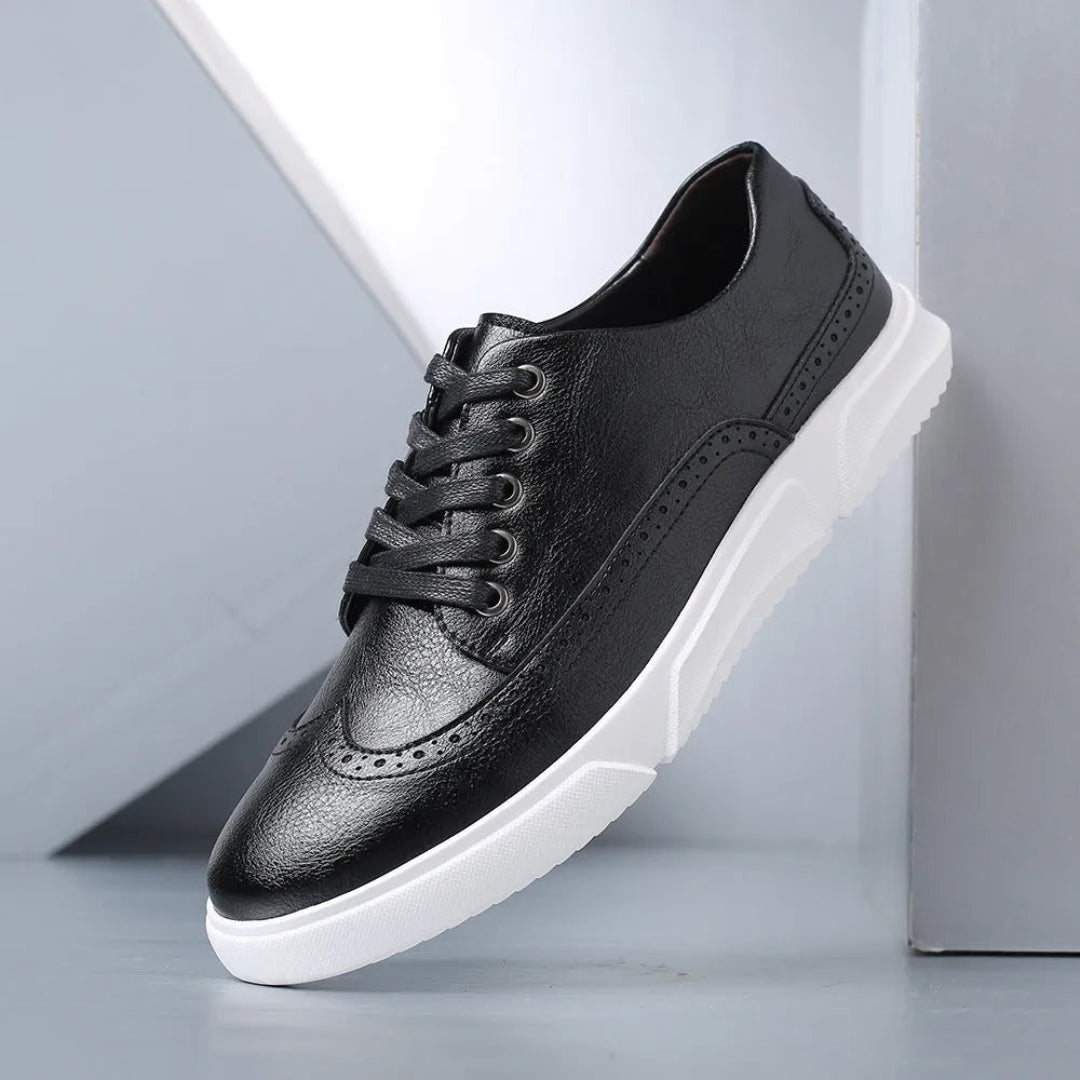 Logan Wingtip Faux Leather Sneakers Artisio