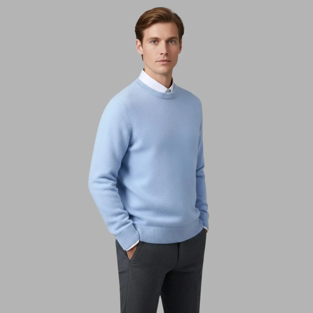 Lorenz Classic Crewneck Cashmere Sweater Artisio