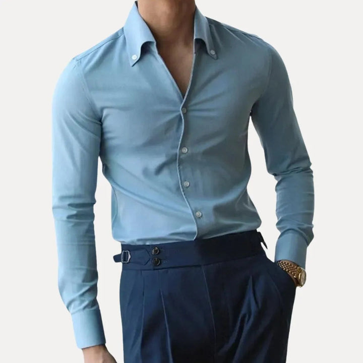 Lorenzo Button Down Long Sleeve Dress Shirt Artisio