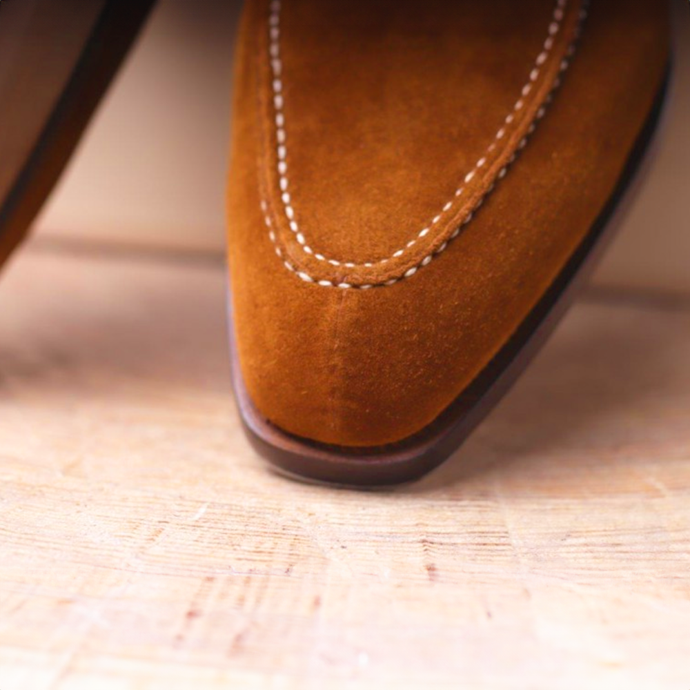 Lorenzo Heritage Suede Loafers
