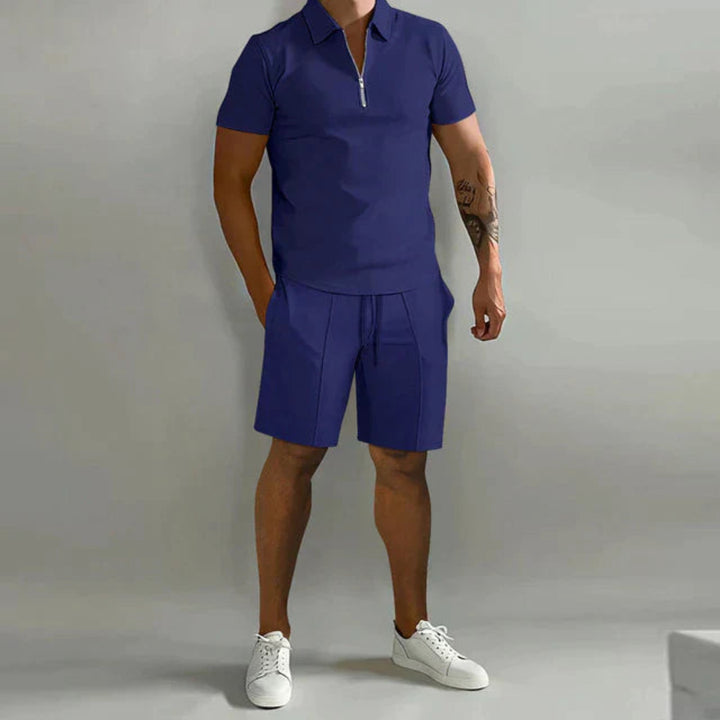 Luca Zip Polo & Short Set